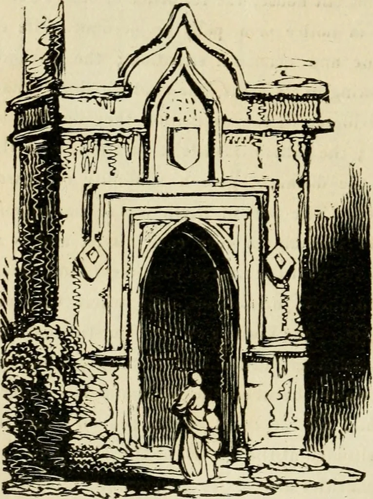 An illustration from The antiquarian itinerary, comprising specimens of architecture, monastic, castellated, and domestic; with other vestiges of antiquity in Great Britain. Accompanied with descriptions, 1815, leaf 191