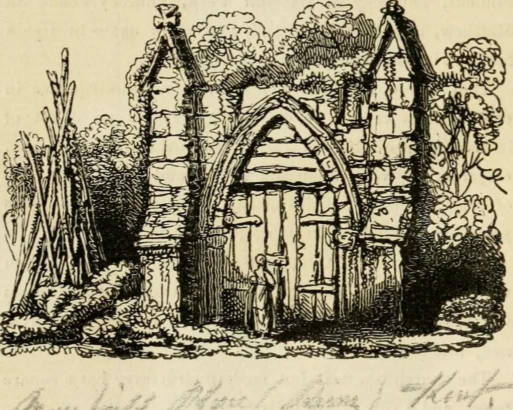 An illustration from The antiquarian itinerary, comprising specimens of architecture, monastic, castellated, and domestic; with other vestiges of antiquity in Great Britain. Accompanied with descriptions, 1815, leaf 195