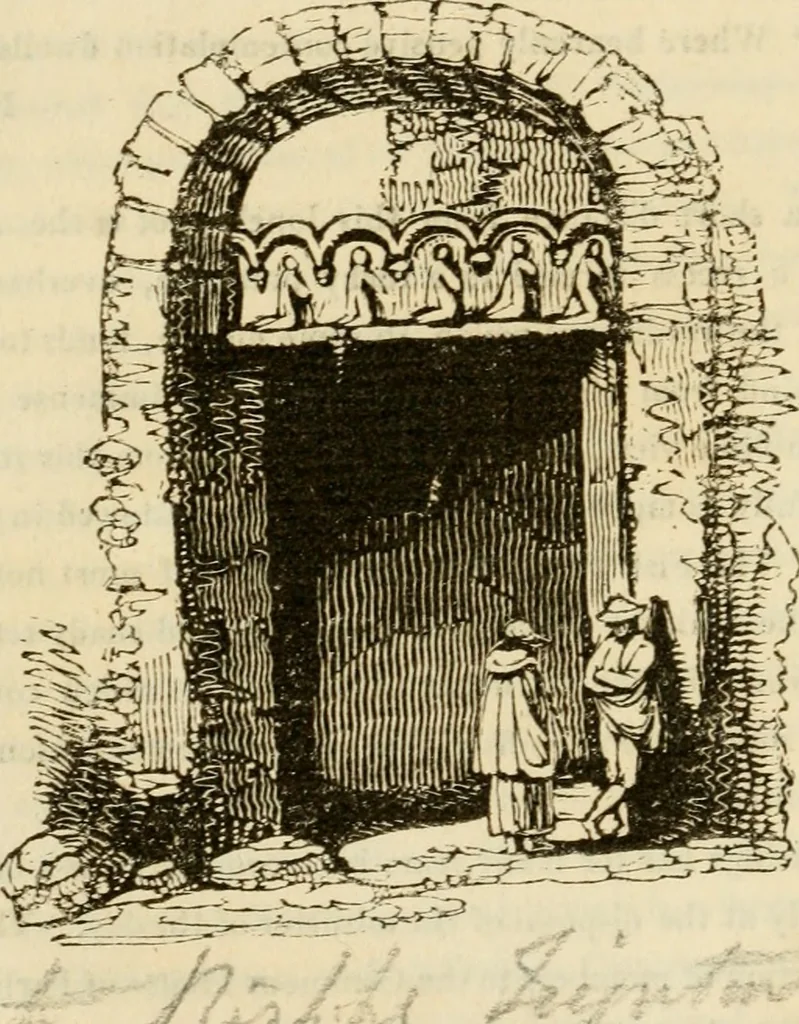 An illustration from The antiquarian itinerary, comprising specimens of architecture, monastic, castellated, and domestic; with other vestiges of antiquity in Great Britain. Accompanied with descriptions, 1815, leaf 33
