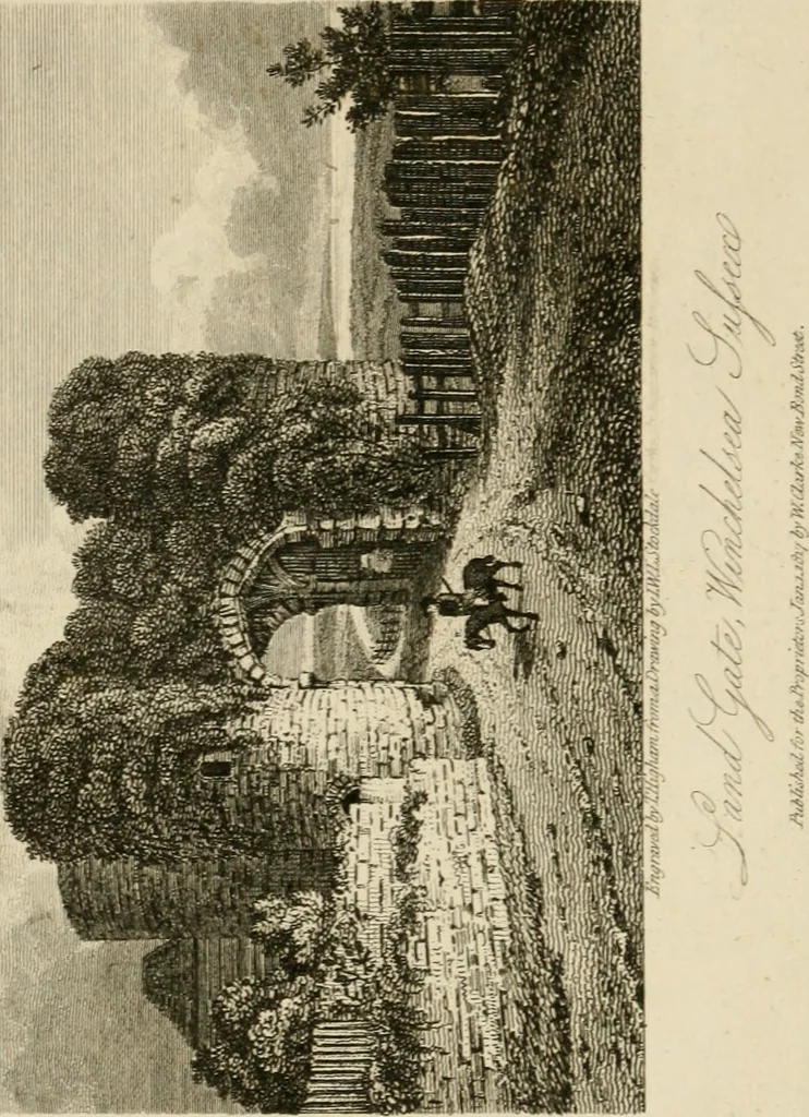 An illustration from The antiquarian itinerary, comprising specimens of architecture, monastic, castellated, and domestic; with other vestiges of antiquity in Great Britain. Accompanied with descriptions, 1815, leaf 45
