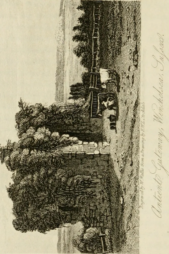 An illustration from The antiquarian itinerary, comprising specimens of architecture, monastic, castellated, and domestic; with other vestiges of antiquity in Great Britain. Accompanied with descriptions, 1815, leaf 49