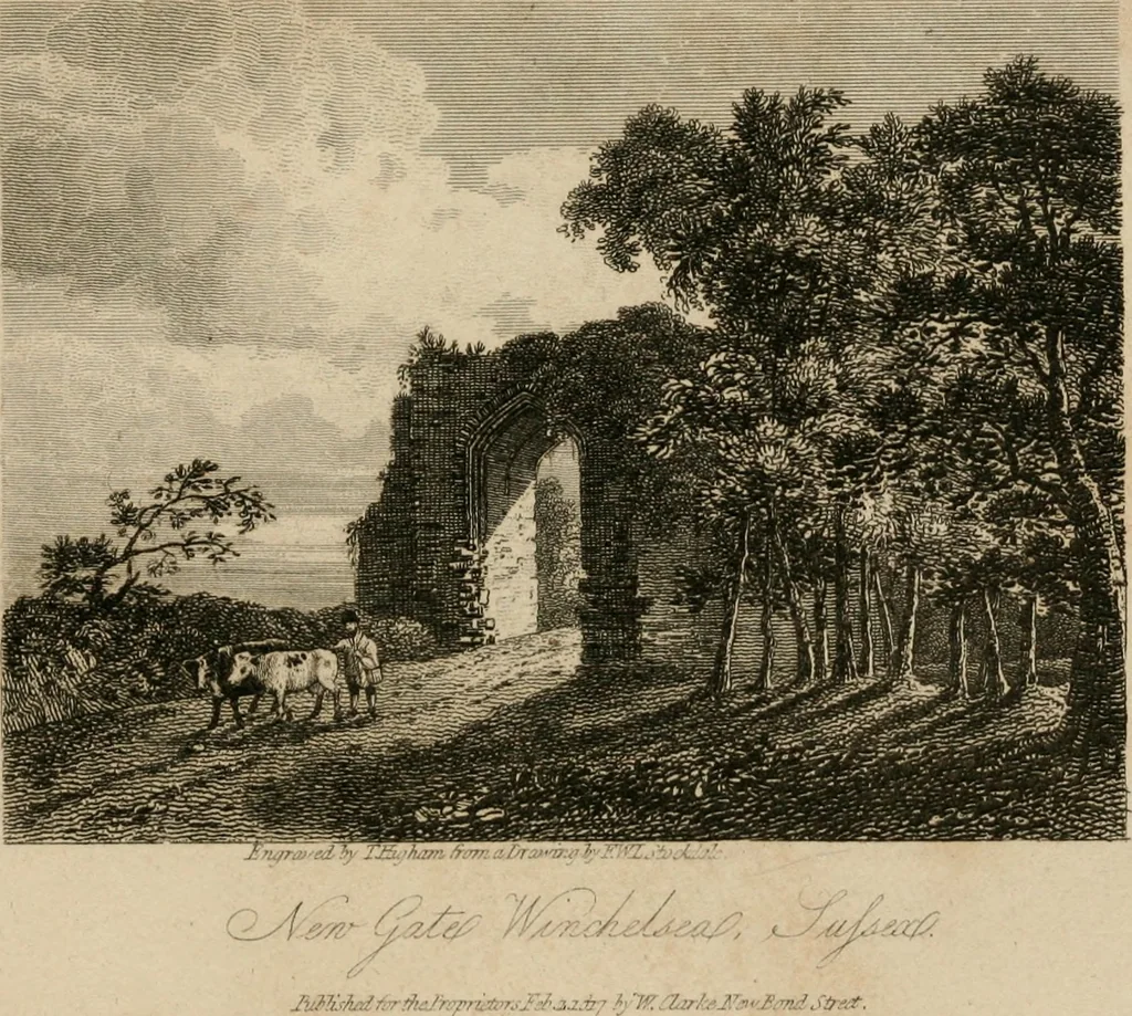 An illustration from The antiquarian itinerary, comprising specimens of architecture, monastic, castellated, and domestic; with other vestiges of antiquity in Great Britain. Accompanied with descriptions, 1815, leaf 54
