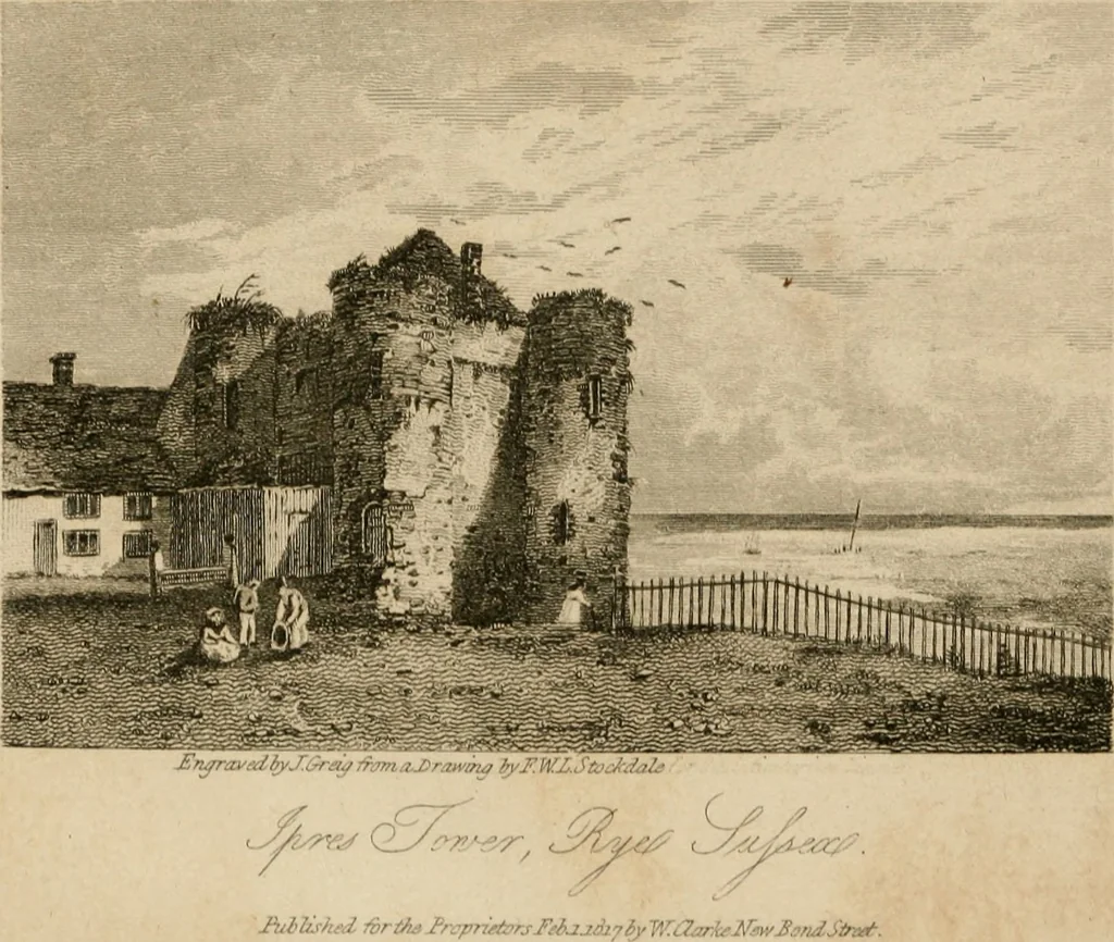 An illustration from The antiquarian itinerary, comprising specimens of architecture, monastic, castellated, and domestic; with other vestiges of antiquity in Great Britain. Accompanied with descriptions, 1815, leaf 59