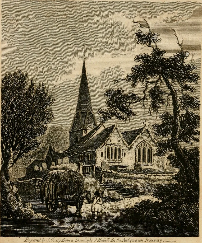 An illustration from The antiquarian itinerary, comprising specimens of architecture, monastic, castellated, and domestic; with other vestiges of antiquity in Great Britain. Accompanied with descriptions, 1815, leaf 121