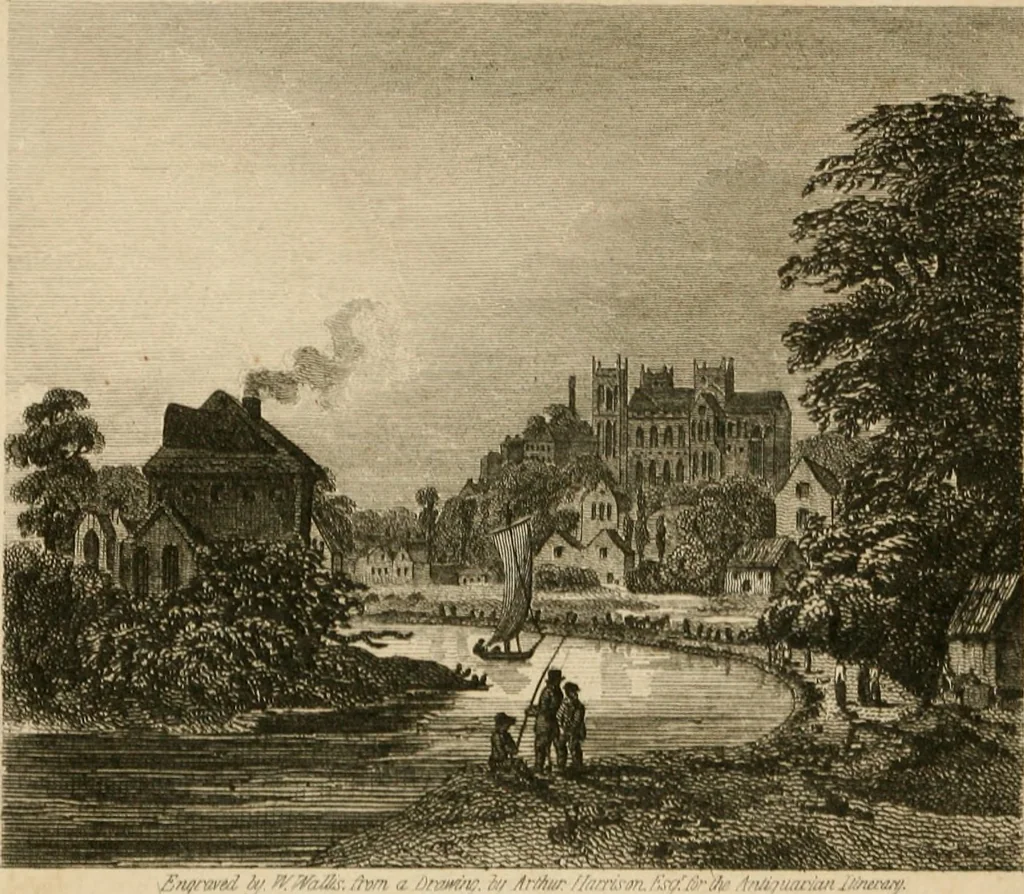 An illustration from The antiquarian itinerary, comprising specimens of architecture, monastic, castellated, and domestic; with other vestiges of antiquity in Great Britain. Accompanied with descriptions, 1815, leaf 169