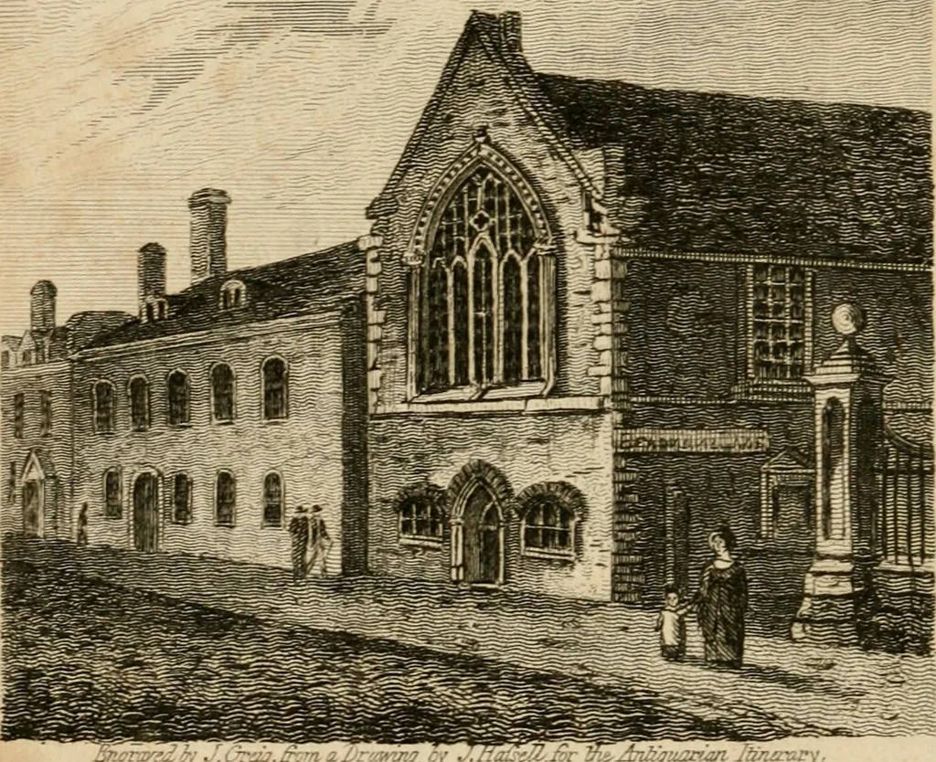 An illustration from The antiquarian itinerary, comprising specimens of architecture, monastic, castellated, and domestic; with other vestiges of antiquity in Great Britain. Accompanied with descriptions, 1815, leaf 19