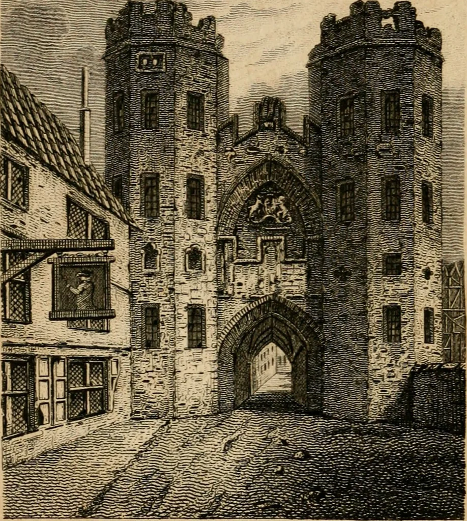 An illustration from The antiquarian itinerary, comprising specimens of architecture, monastic, castellated, and domestic; with other vestiges of antiquity in Great Britain. Accompanied with descriptions, 1815, leaf 197