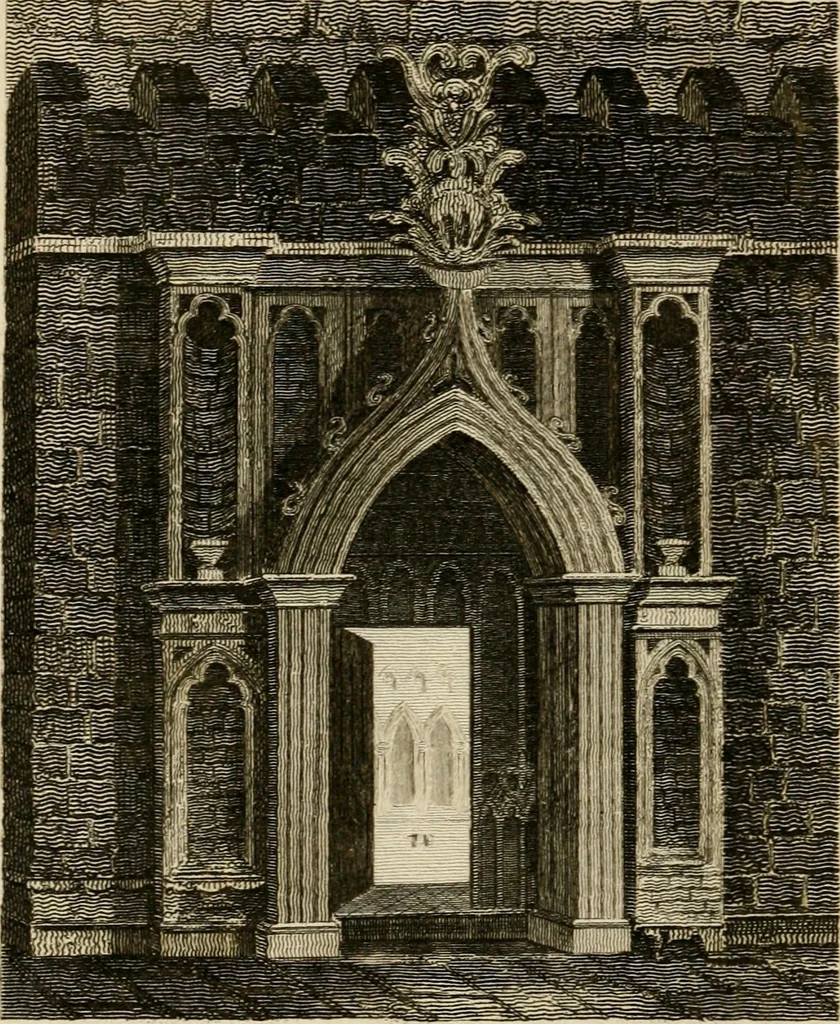 An illustration from The antiquarian itinerary, comprising specimens of architecture, monastic, castellated, and domestic; with other vestiges of antiquity in Great Britain. Accompanied with descriptions, 1815, leaf 23