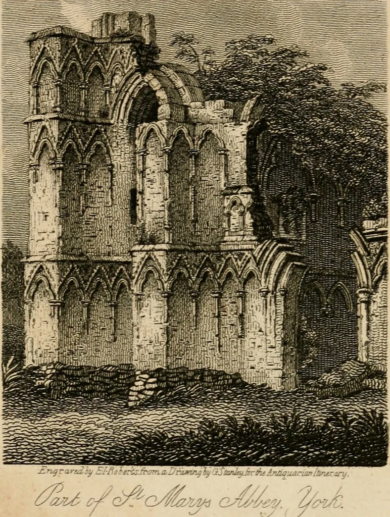 An illustration from The antiquarian itinerary, comprising specimens of architecture, monastic, castellated, and domestic; with other vestiges of antiquity in Great Britain. Accompanied with descriptions, 1815, leaf 33