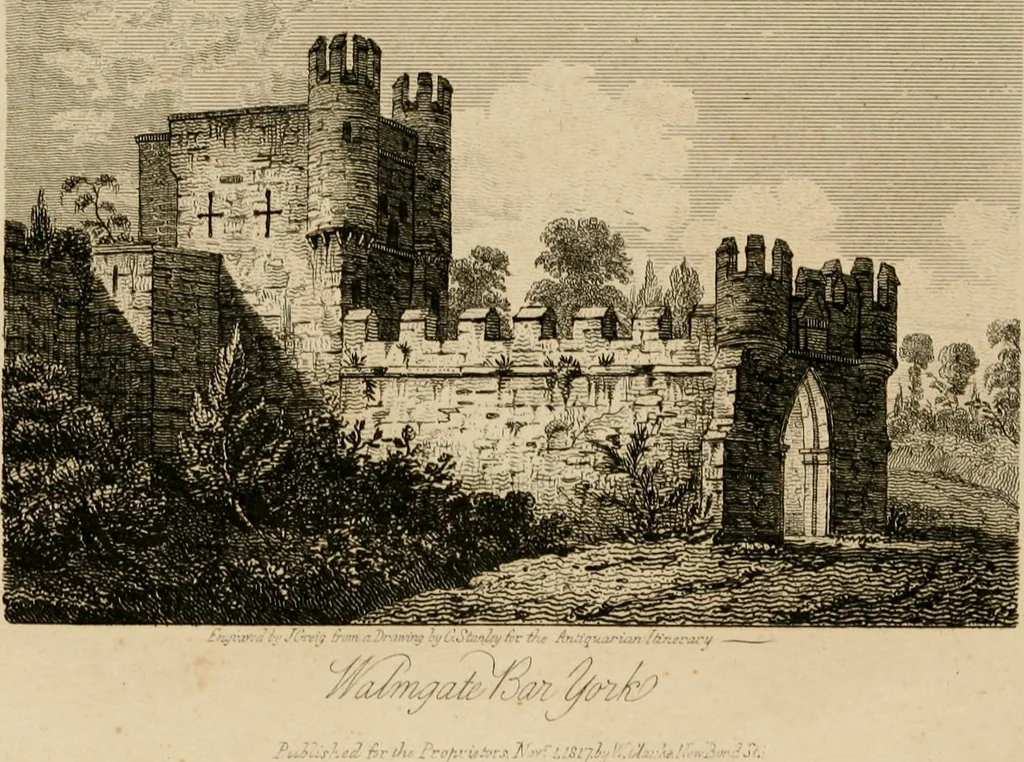 An illustration from The antiquarian itinerary, comprising specimens of architecture, monastic, castellated, and domestic; with other vestiges of antiquity in Great Britain. Accompanied with descriptions, 1815, leaf 45