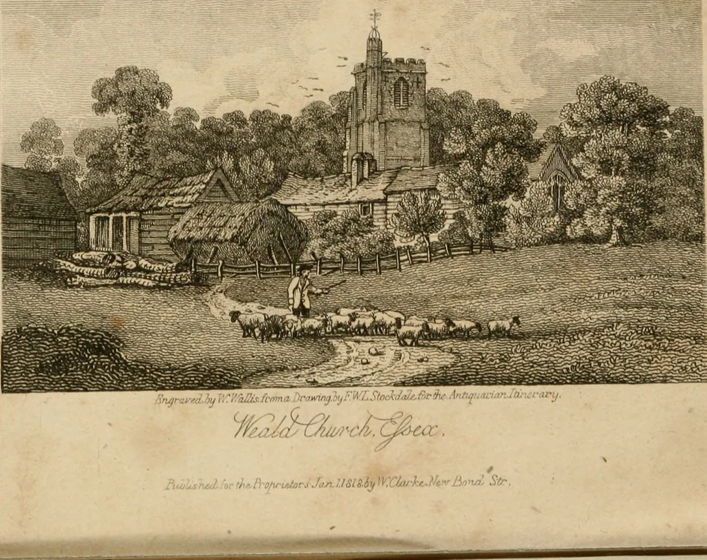 An illustration from The antiquarian itinerary, comprising specimens of architecture, monastic, castellated, and domestic; with other vestiges of antiquity in Great Britain. Accompanied with descriptions, 1815, leaf 157