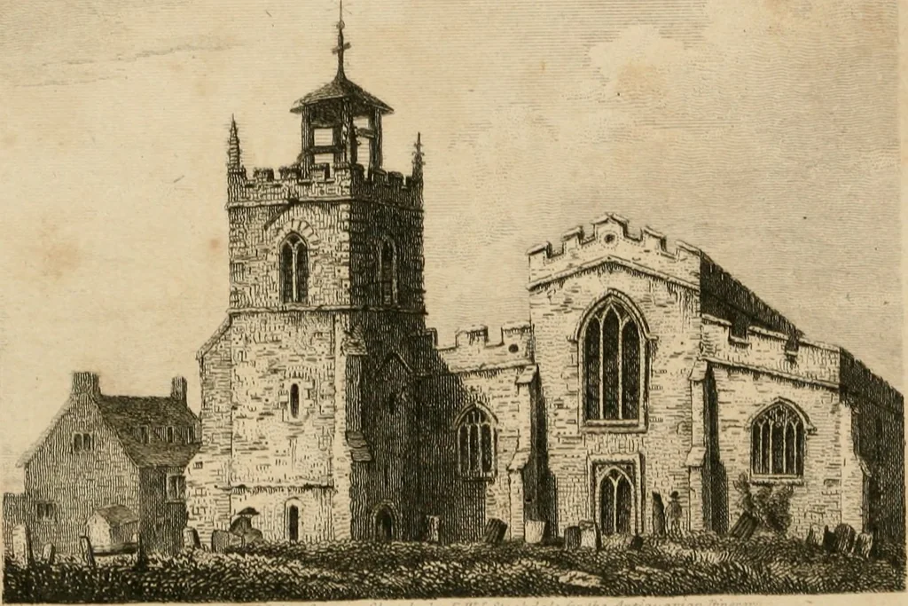 An illustration from The antiquarian itinerary, comprising specimens of architecture, monastic, castellated, and domestic; with other vestiges of antiquity in Great Britain. Accompanied with descriptions, 1815, leaf 185