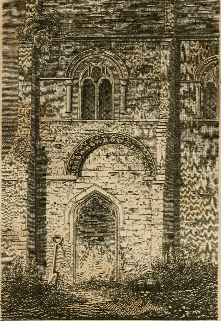 An illustration from The antiquarian itinerary, comprising specimens of architecture, monastic, castellated, and domestic; with other vestiges of antiquity in Great Britain. Accompanied with descriptions, 1815, leaf 49