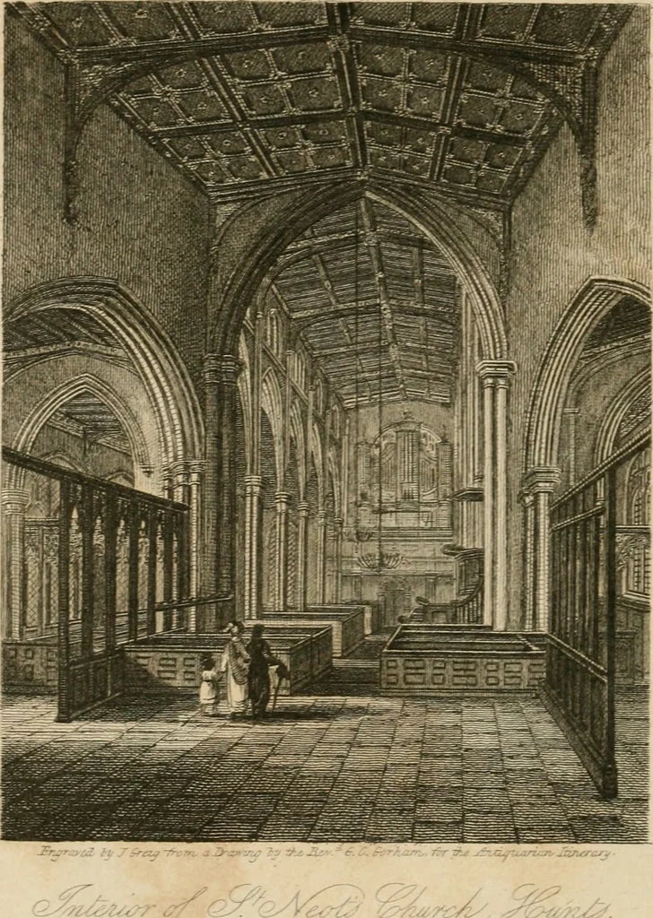 An illustration from The antiquarian itinerary, comprising specimens of architecture, monastic, castellated, and domestic; with other vestiges of antiquity in Great Britain. Accompanied with descriptions, 1815, leaf 53