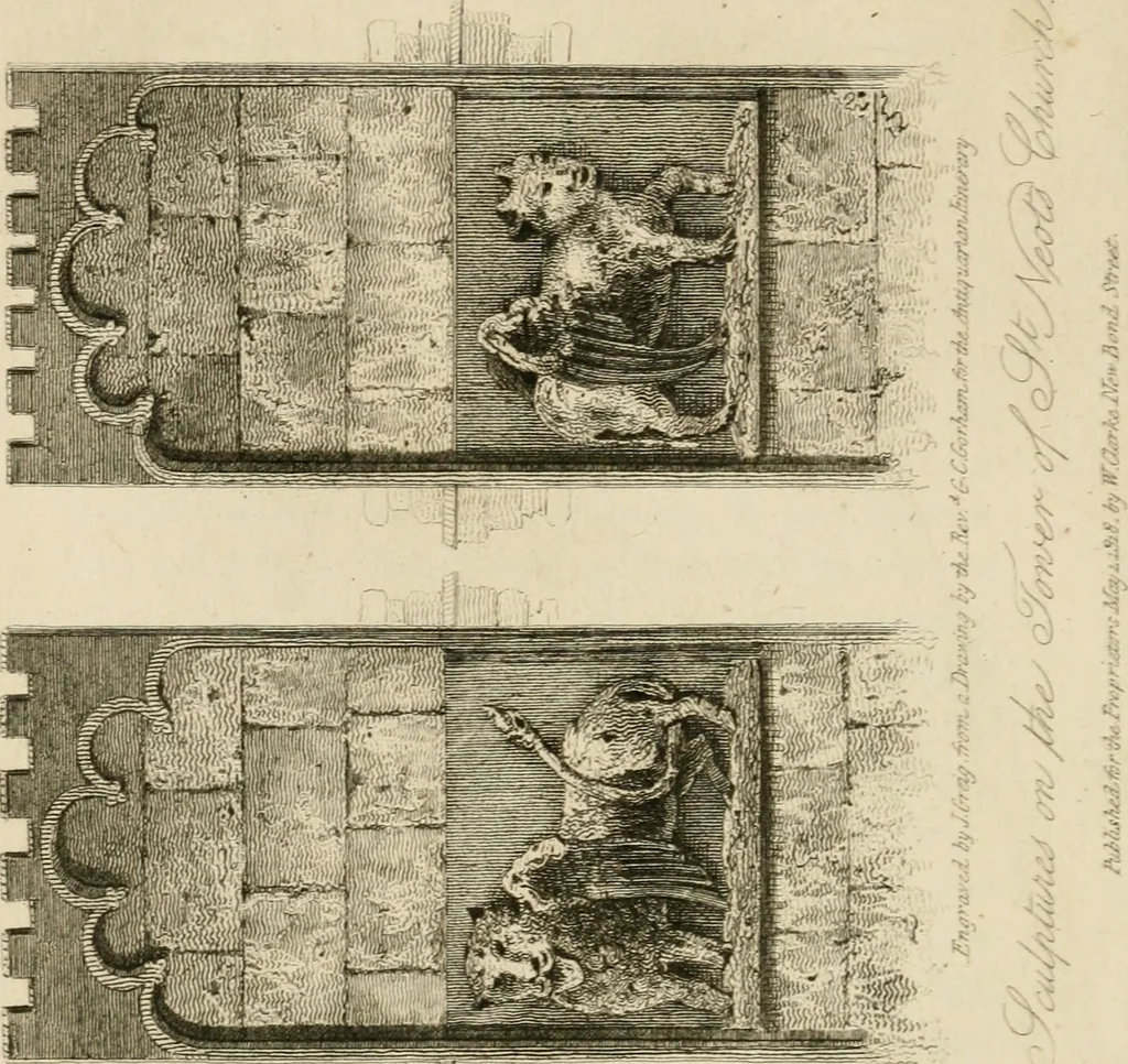 An illustration from The antiquarian itinerary, comprising specimens of architecture, monastic, castellated, and domestic; with other vestiges of antiquity in Great Britain. Accompanied with descriptions, 1815, leaf 71