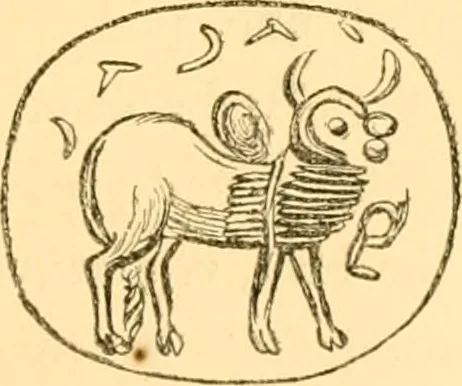 An illustration from Antique gems and rings, 1872, leaf 114