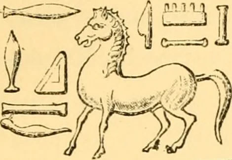 An illustration from Antique gems and rings, 1872, leaf 120