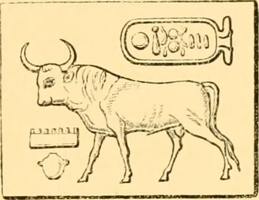 An illustration from Antique gems and rings, 1872, leaf 120