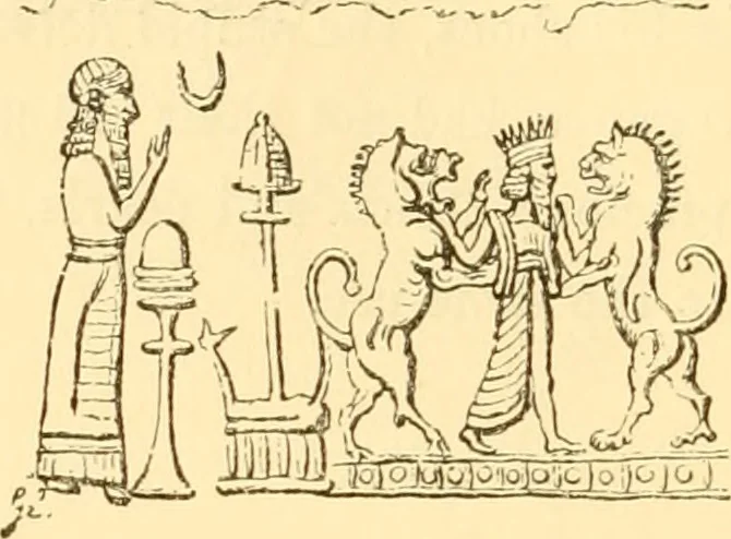 An illustration from Antique gems and rings, 1872, leaf 261