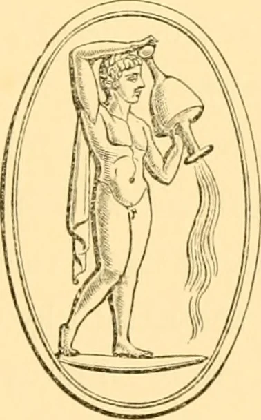 An illustration from Antique gems and rings, 1872, leaf 276
