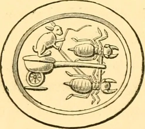 An illustration from Antique gems and rings, 1872, leaf 306