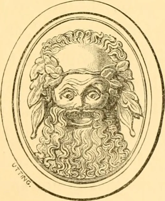 An illustration from Antique gems and rings, 1872, leaf 326
