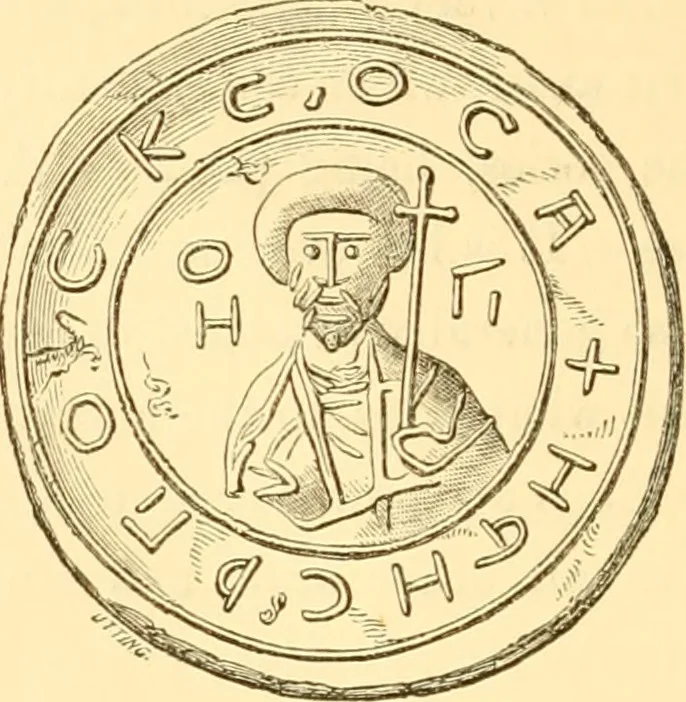 An illustration from Antique gems and rings, 1872, leaf 417