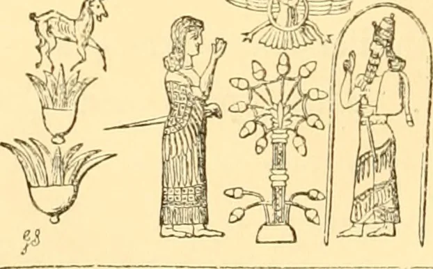 An illustration from Antique gems and rings, 1872, leaf 75
