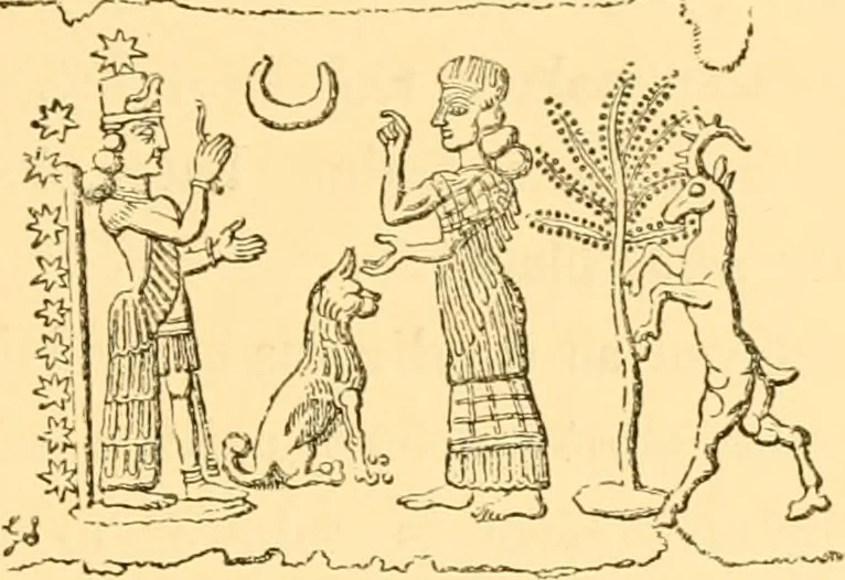 An illustration from Antique gems and rings, 1872, leaf 76