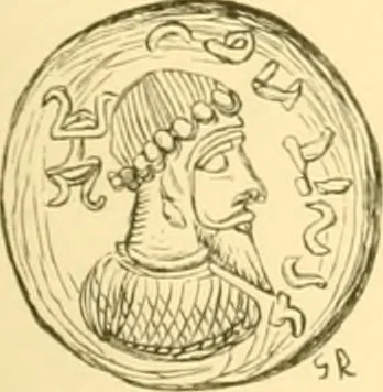 An illustration from Antique gems and rings, 1872, leaf 100