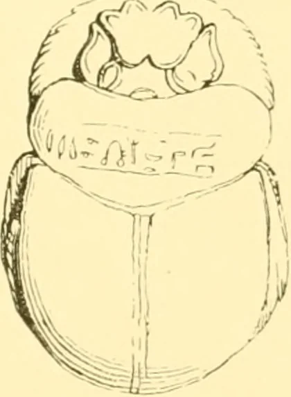 An illustration from Antique gems and rings, 1872, leaf 102