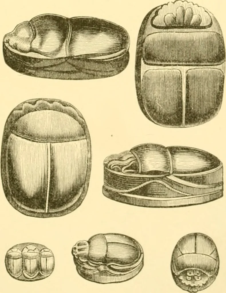 An illustration from Antique gems and rings, 1872, leaf 102