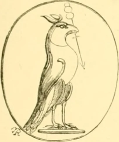 An illustration from Antique gems and rings, 1872, leaf 106