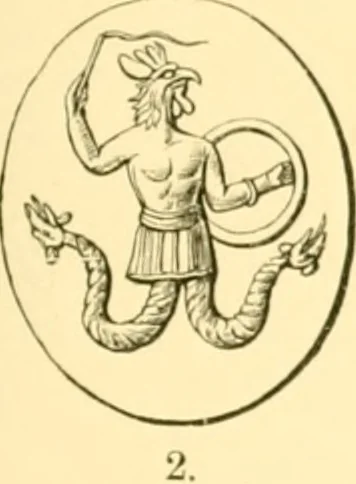 An illustration from Antique gems and rings, 1872, leaf 108