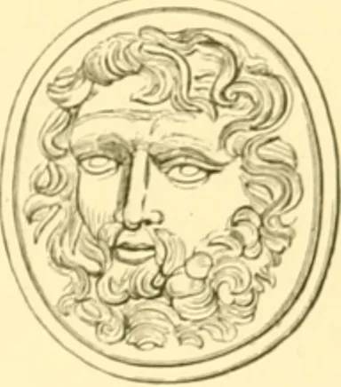 An illustration from Antique gems and rings, 1872, leaf 114