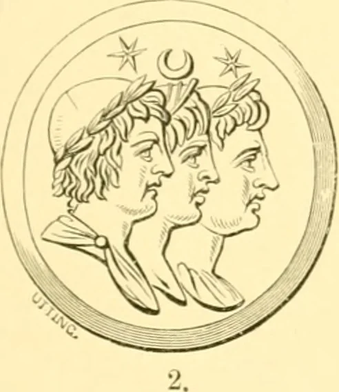 An illustration from Antique gems and rings, 1872, leaf 116