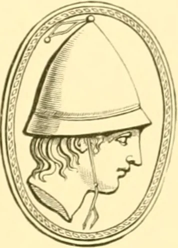 An illustration from Antique gems and rings, 1872, leaf 116