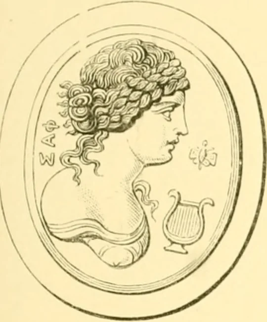 An illustration from Antique gems and rings, 1872, leaf 126