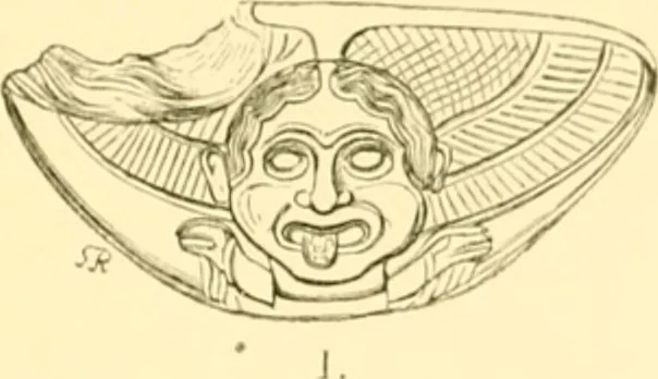 An illustration from Antique gems and rings, 1872, leaf 136