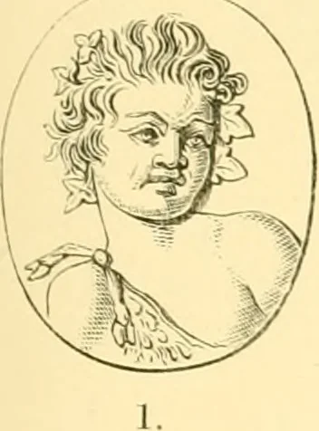 An illustration from Antique gems and rings, 1872, leaf 160