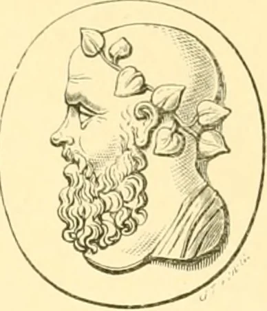 An illustration from Antique gems and rings, 1872, leaf 160