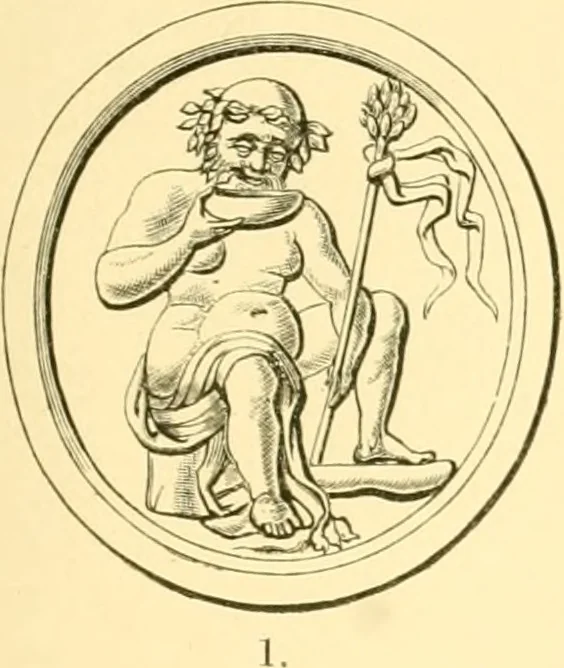 An illustration from Antique gems and rings, 1872, leaf 162