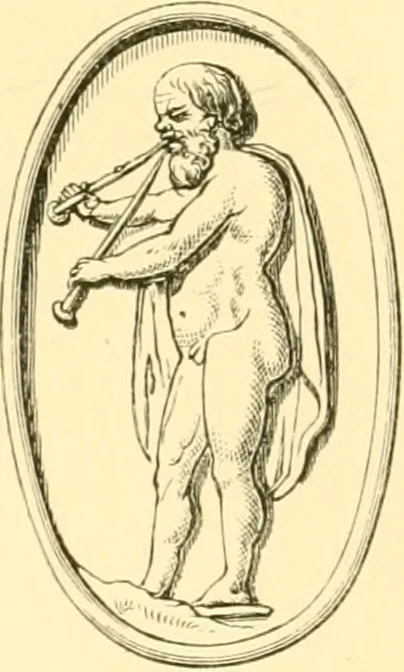 An illustration from Antique gems and rings, 1872, leaf 162
