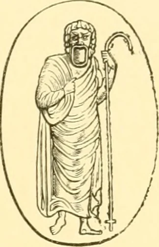 An illustration from Antique gems and rings, 1872, leaf 162