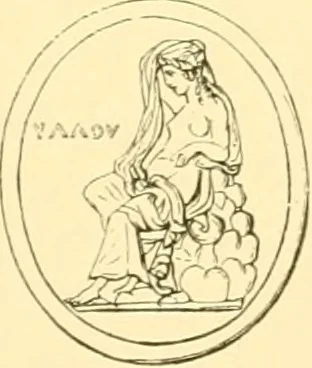 An illustration from Antique gems and rings, 1872, leaf 162