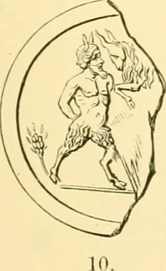 An illustration from Antique gems and rings, 1872, leaf 162