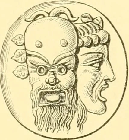 An illustration from Antique gems and rings, 1872, leaf 164