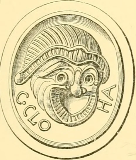 An illustration from Antique gems and rings, 1872, leaf 164