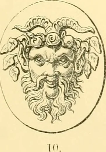 An illustration from Antique gems and rings, 1872, leaf 164