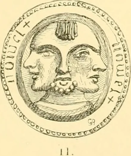 An illustration from Antique gems and rings, 1872, leaf 164